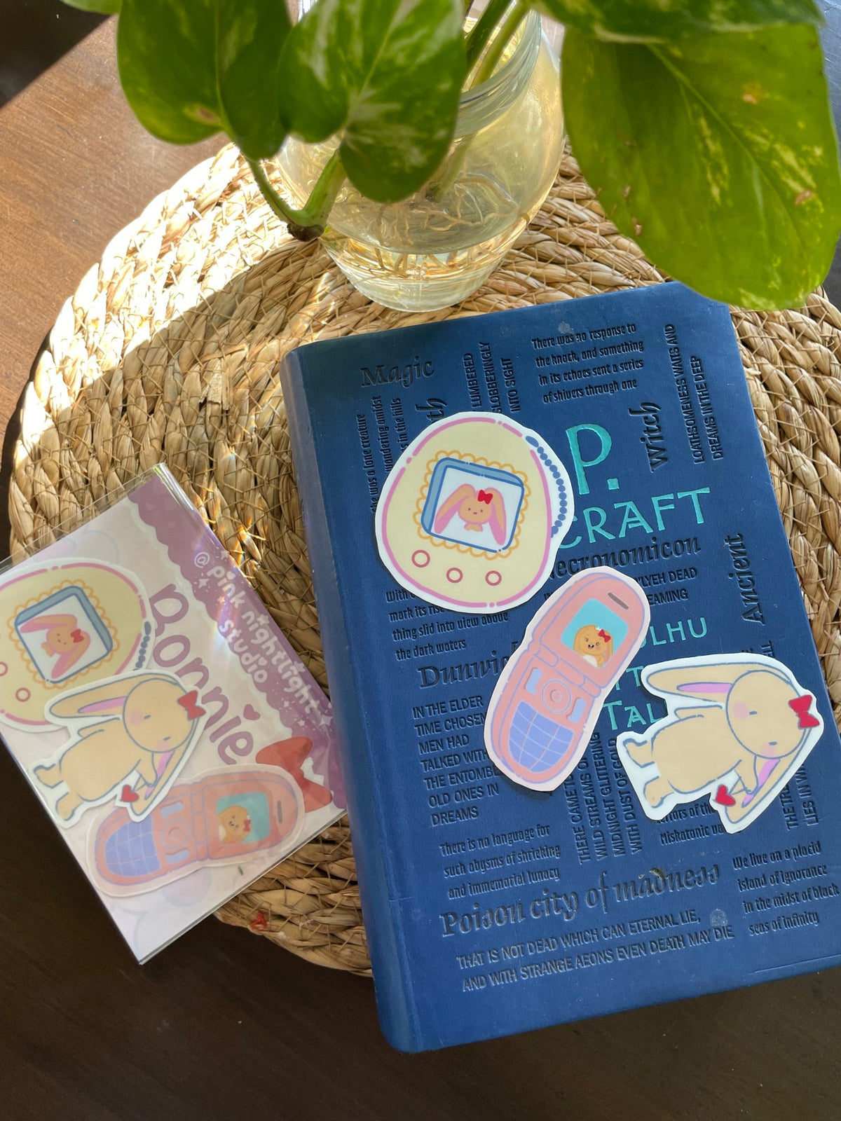 Bonnie Nostalgia sticker pack - Pink Nightlight Studio