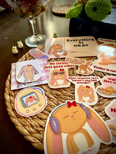Everything Bonnie - Ultimate Bonnie sticker pack - Pink Nightlight Studio