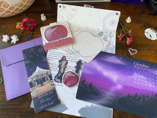 October Twilight Snail Mail Pack (October 2026) - Pink Nightlight Studio