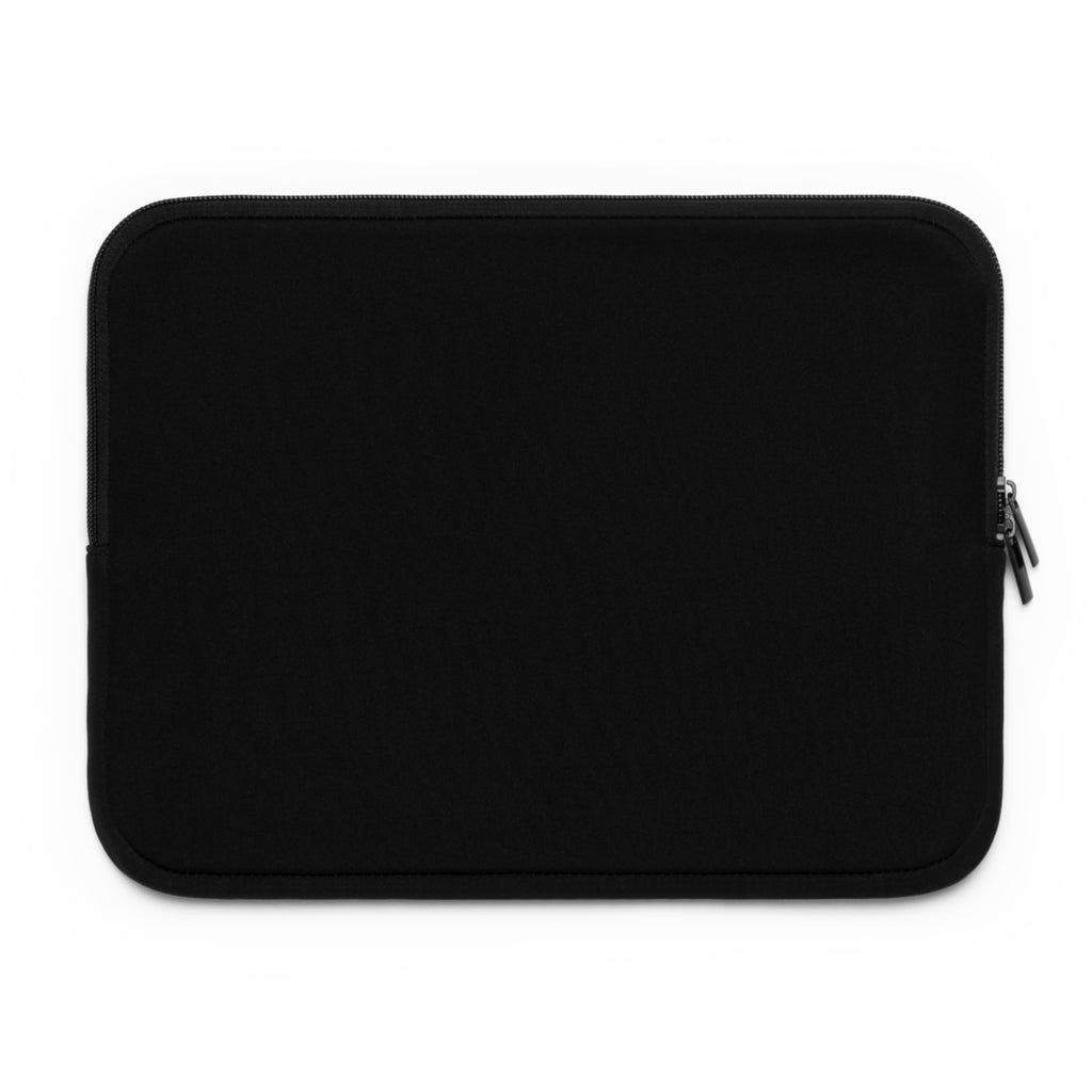 Floral Gray Laptop Sleeve — Soft Neutral Peony Pattern