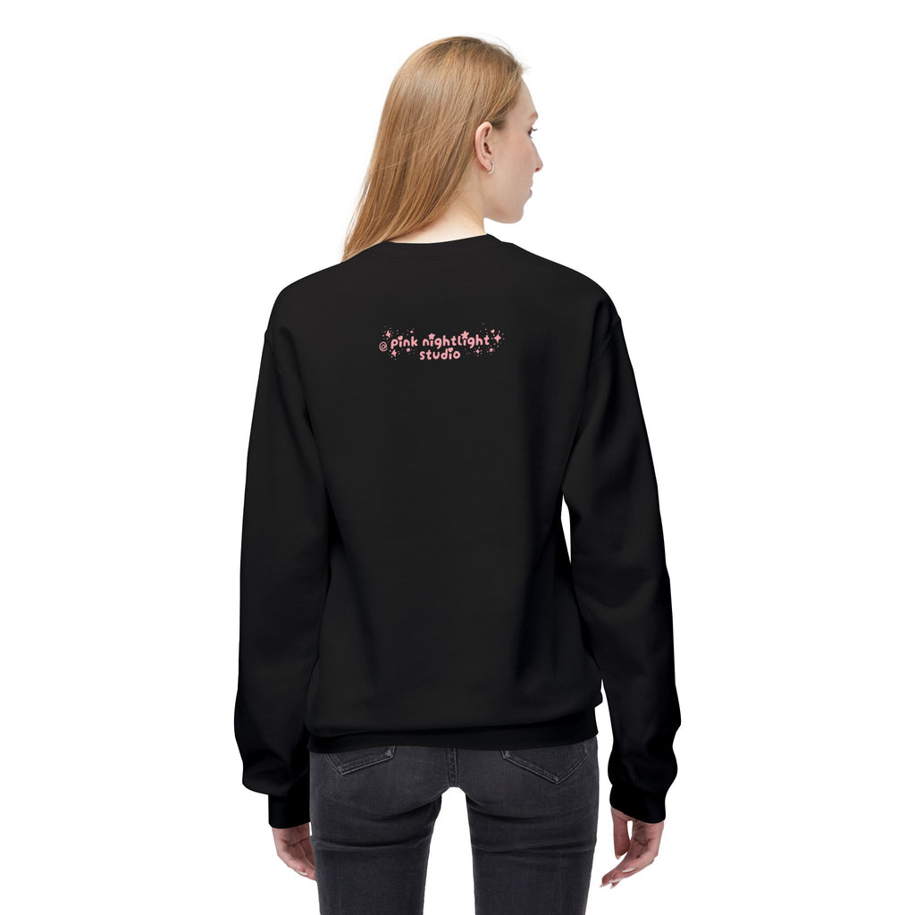Crewneck Sweatshirt — "Cozy Mode: Unlocked" Cute Pastel Lounge Pullover