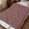 Velveteen Plush Blanket — Cozy Kawaii Sushi Pattern Throw for Home, Gifts & Lounging