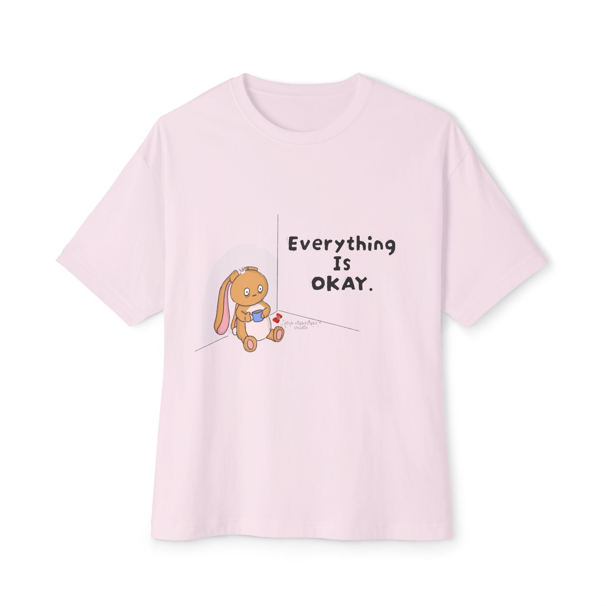 Everything Is Okay “Bonnie” Tee — Cute Comfort Oversized Graphic T‑Shirt
