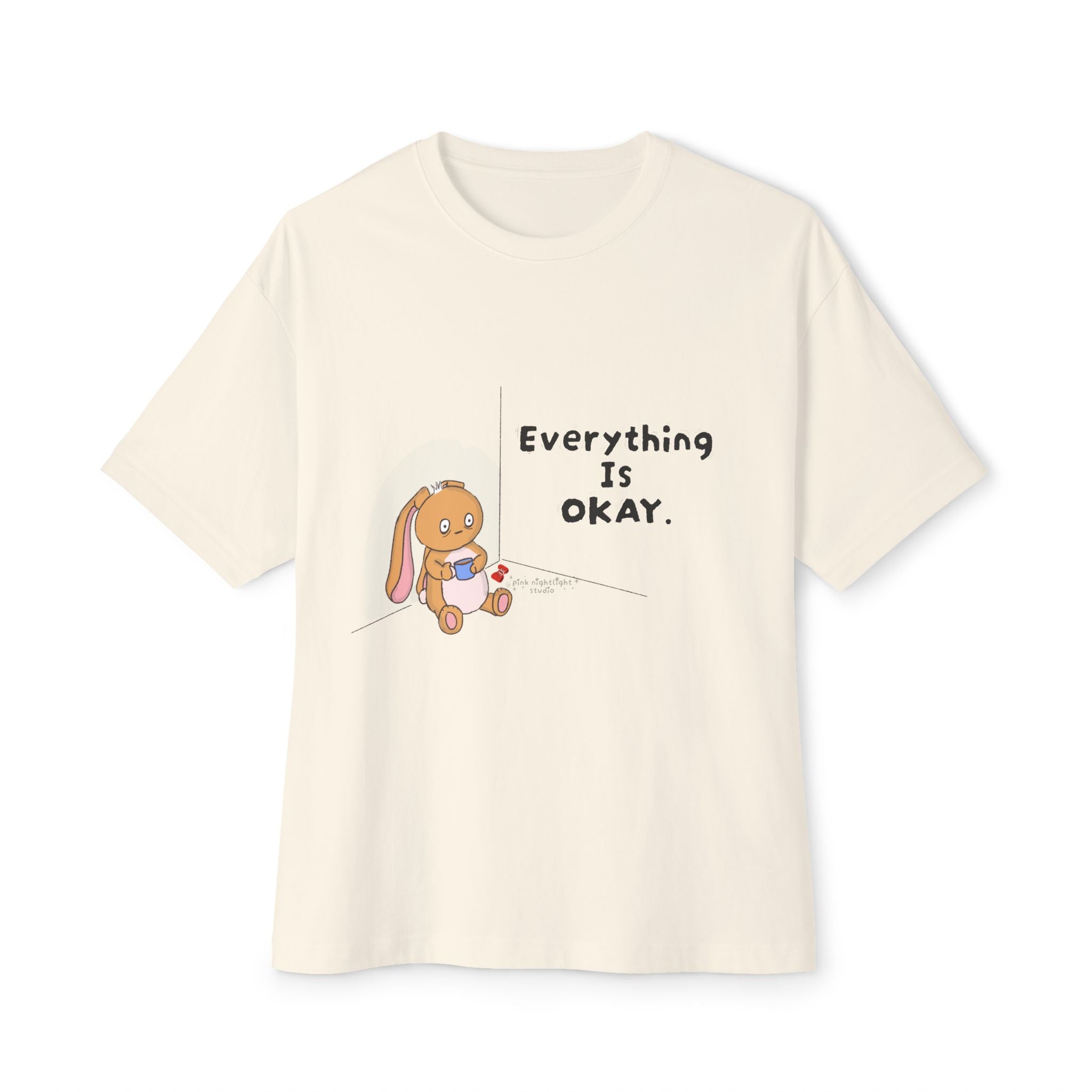 Everything Is Okay “Bonnie” Tee — Cute Comfort Oversized Graphic T‑Shirt