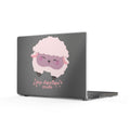 Clear MacBook Case — Sammy the Sheep Laptop Cover ("pink nightlight studio")