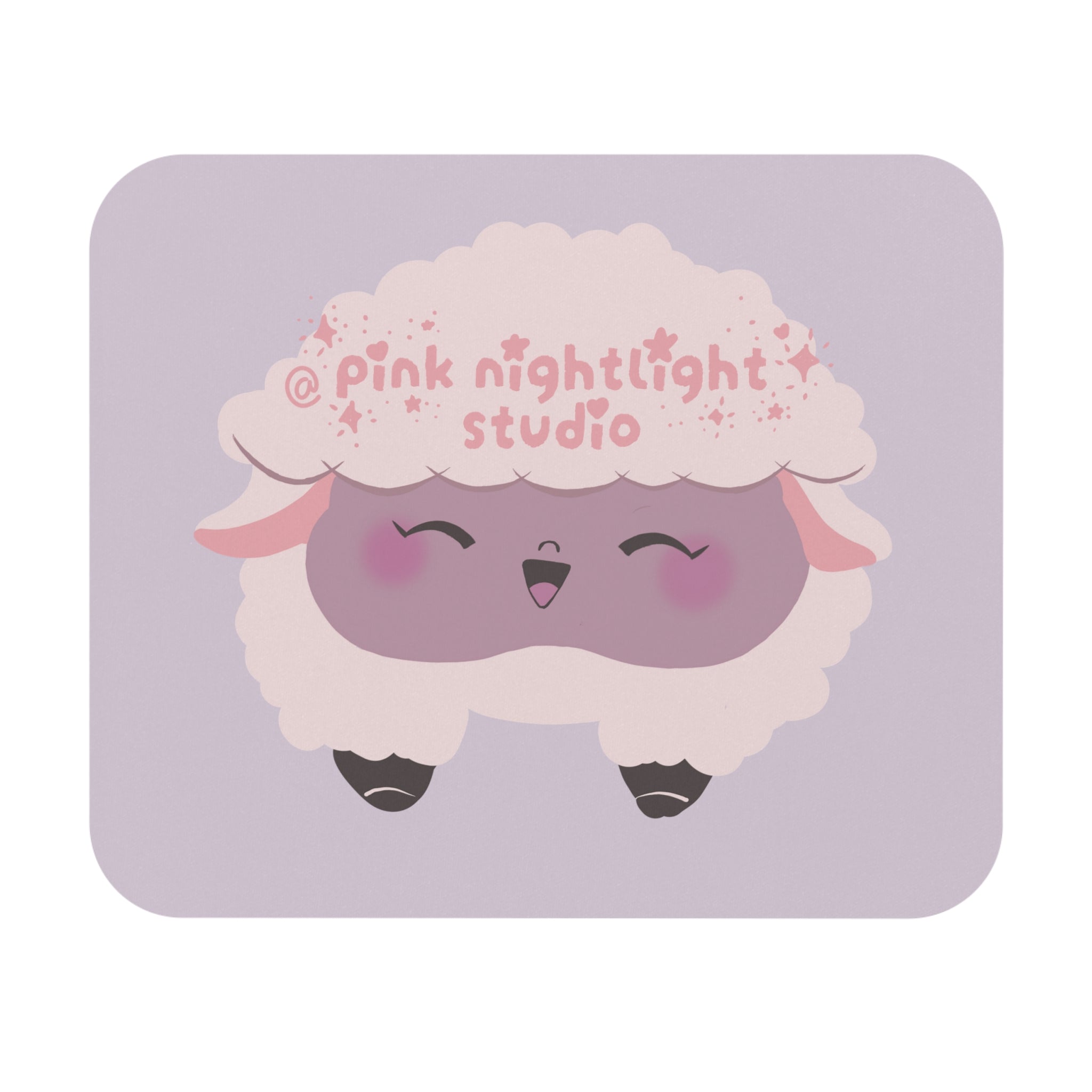 Sammy the Lammy Mouse Pad — Kawaii Lavender Desk Mat