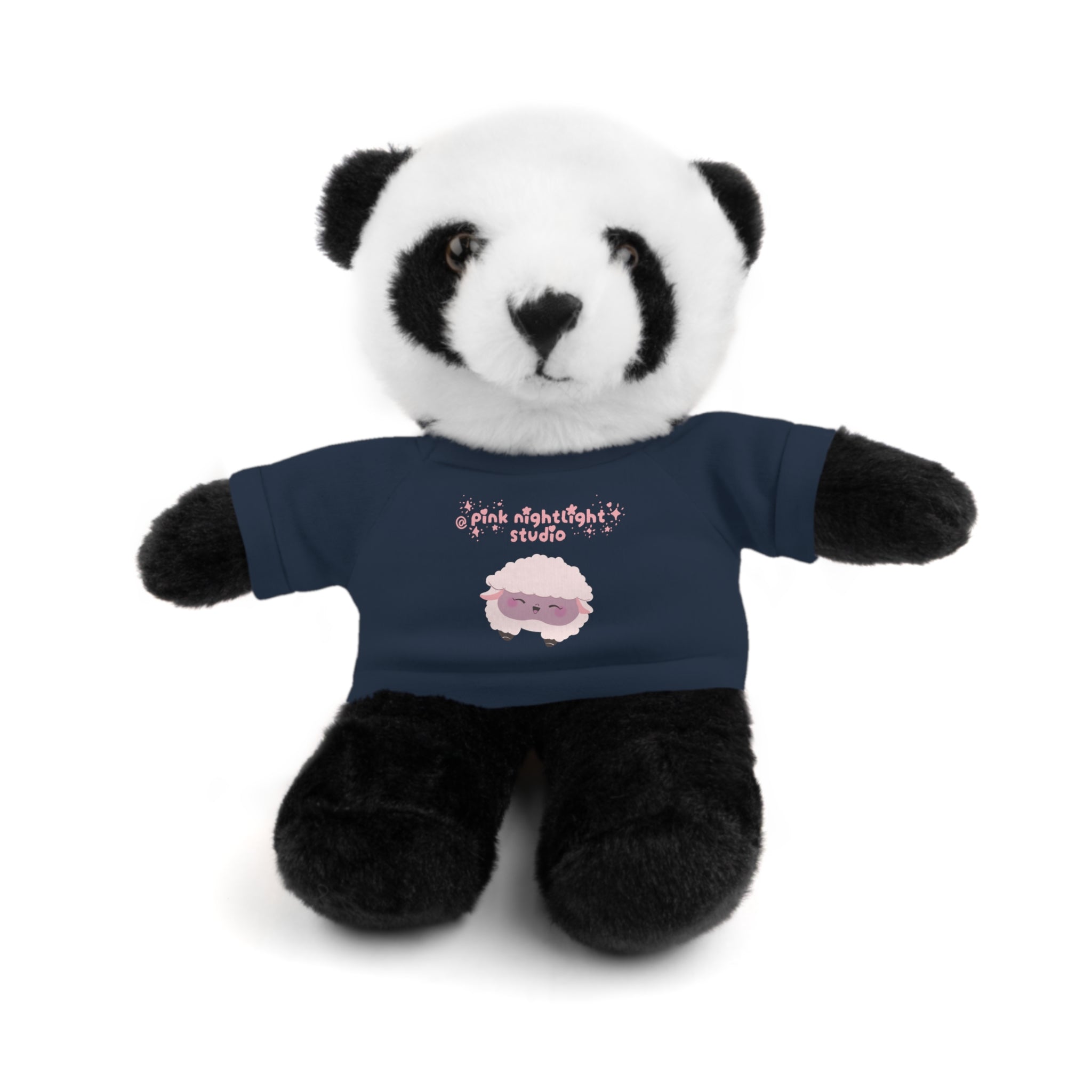 Purple Sheep Tee Plush Bear – Cute Stuffed Animal Gift for Kids & Baby Shower