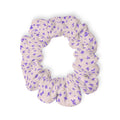 Lavender Petite Floral Scrunchie – Soft Pastel Hair Accessory
