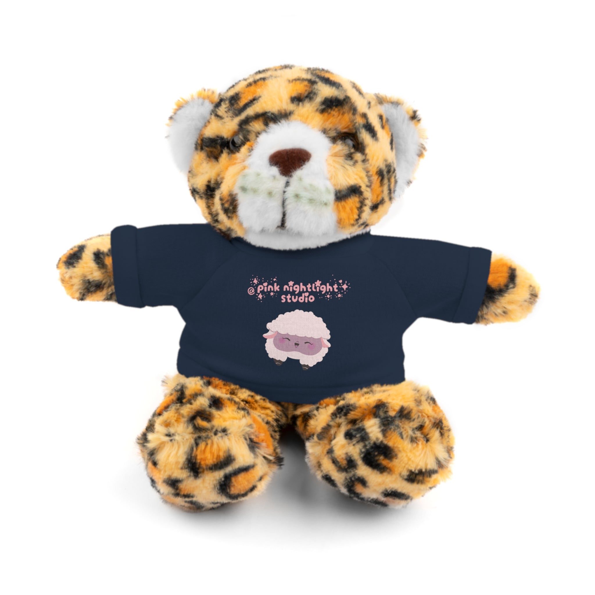 Purple Sheep Tee Plush Bear – Cute Stuffed Animal Gift for Kids & Baby Shower