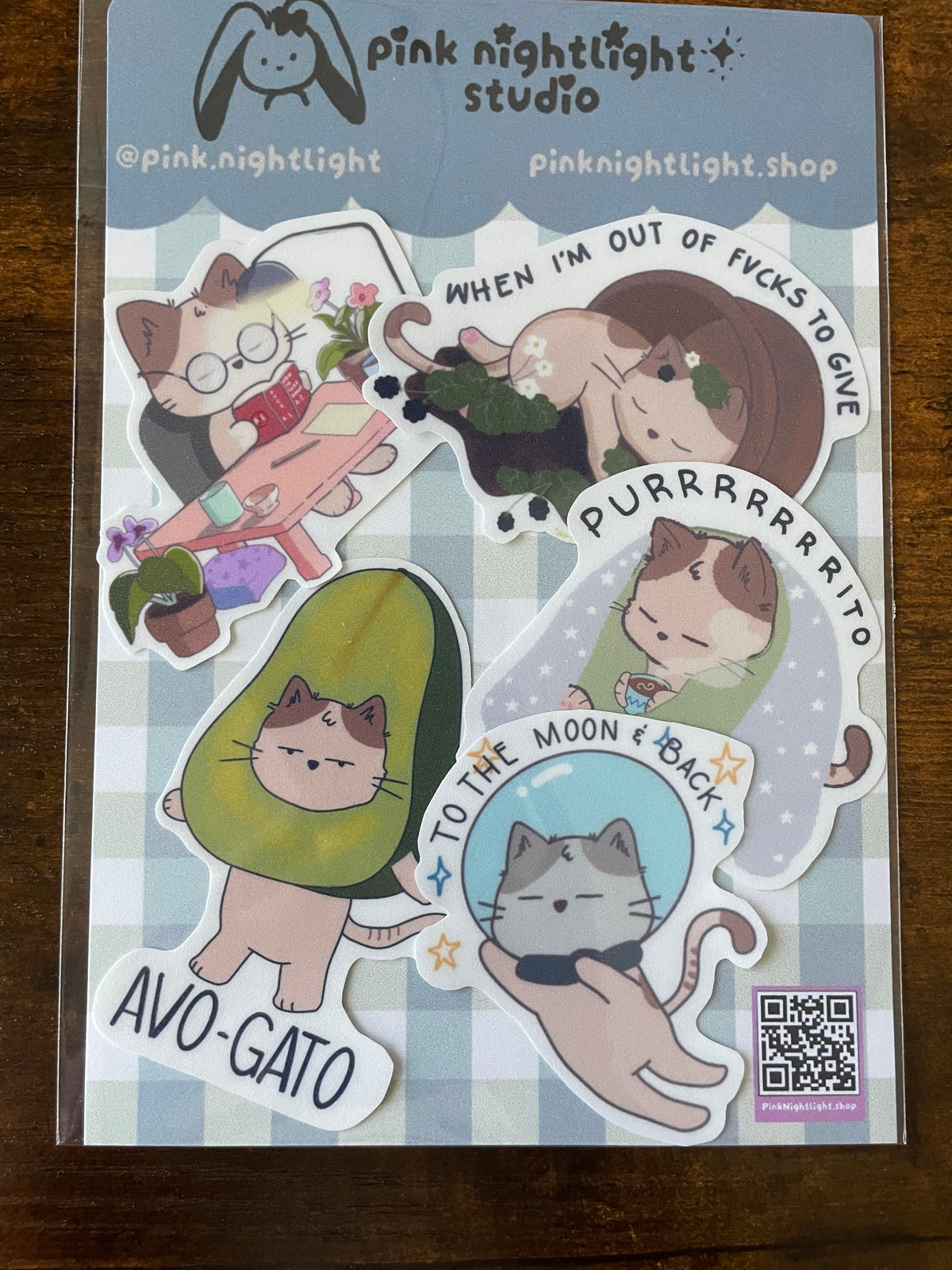 Cute Cat Vinyl Sticker - Glitter Matte Waterproof Decal