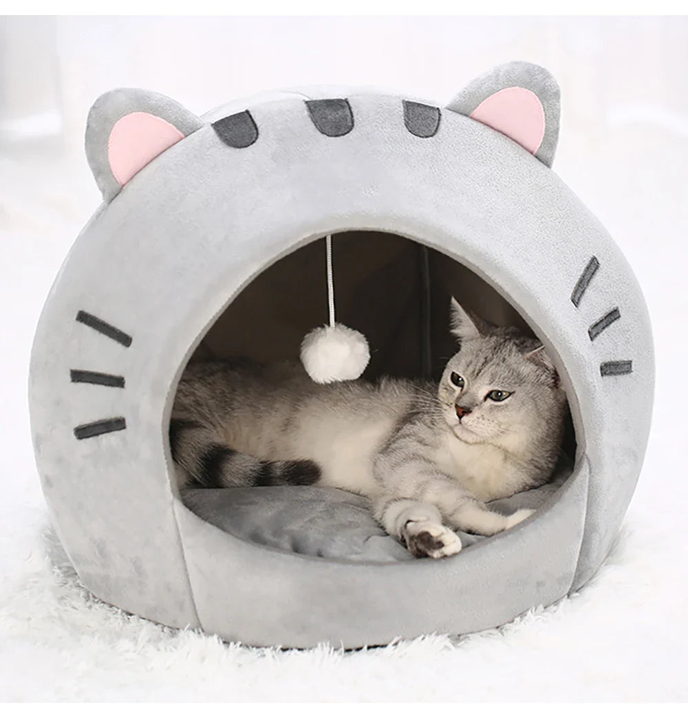Cute Cat Shaped Cat Bed(>^o^<) Shop Partner