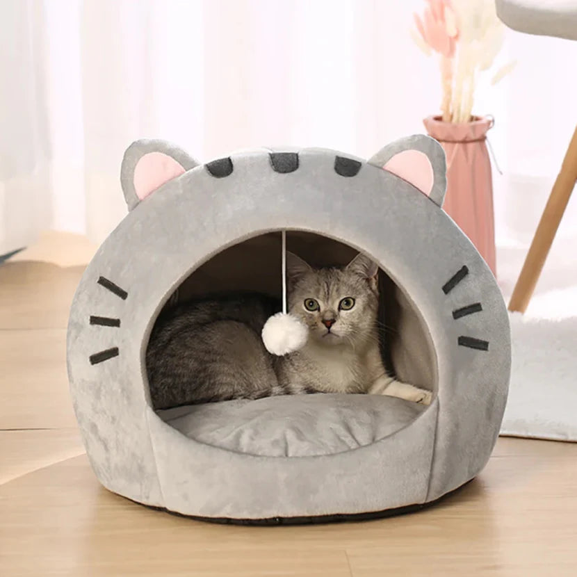 Cute Cat Shaped Cat Bed(>^o^<) Shop Partner