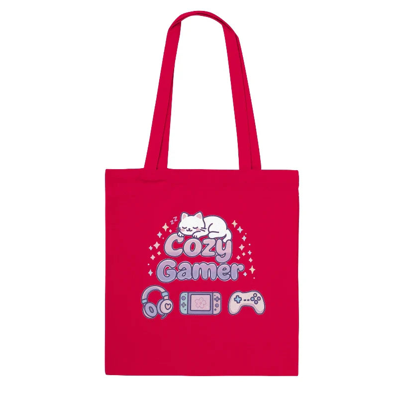 Kawaii "Cozy Gamer" Tote Bag ** Shop Partner