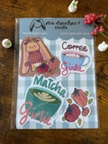 Bonnie Autumn Laminated Vinyl Sticker Bundles | Pack of 4 or 5 - Pink Nightlight Studio