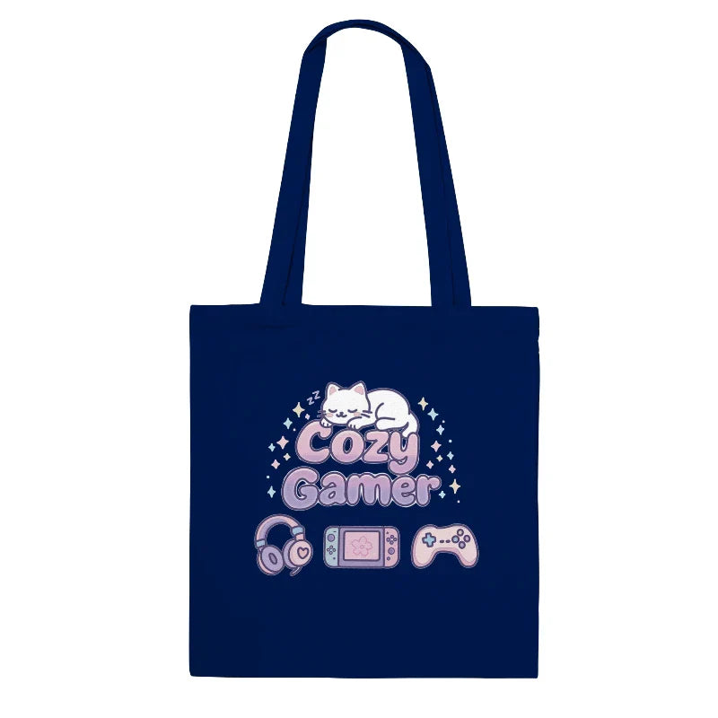 Kawaii "Cozy Gamer" Tote Bag ** Shop Partner