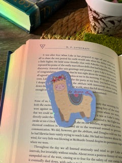 "No Drama Llama" Cute Alpaca Sticker – Rainbow Stars Holographic Laminated Vinyl (2.5")