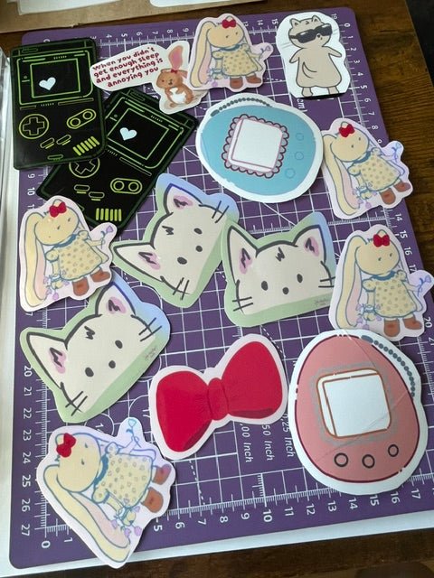 Oopsie Sticker Pack | Imperfect & Mystery Variety Sticker Pack - Pink Nightlight Studio