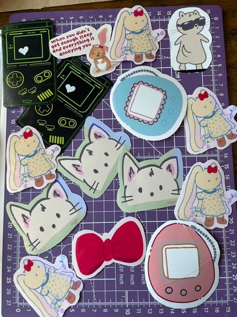 Oopsie Sticker Pack | Imperfect & Mystery Variety Sticker Pack - Pink Nightlight Studio
