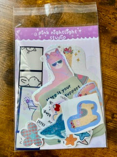 "Oopsie Pack" Imperfect Mystery Sticker Bundle - Holographic & Clear Vinyl Decals (Variety Pack)